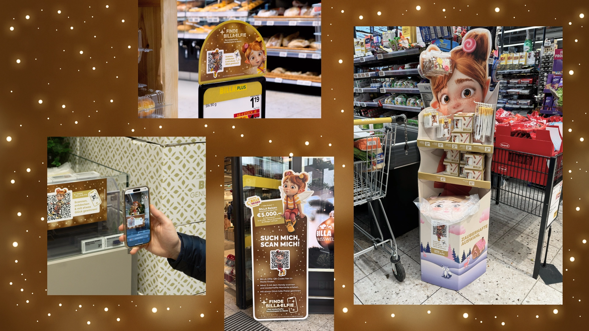 BILLA - Augmented Reality Versteckspiel mit BILLA‑Elfie