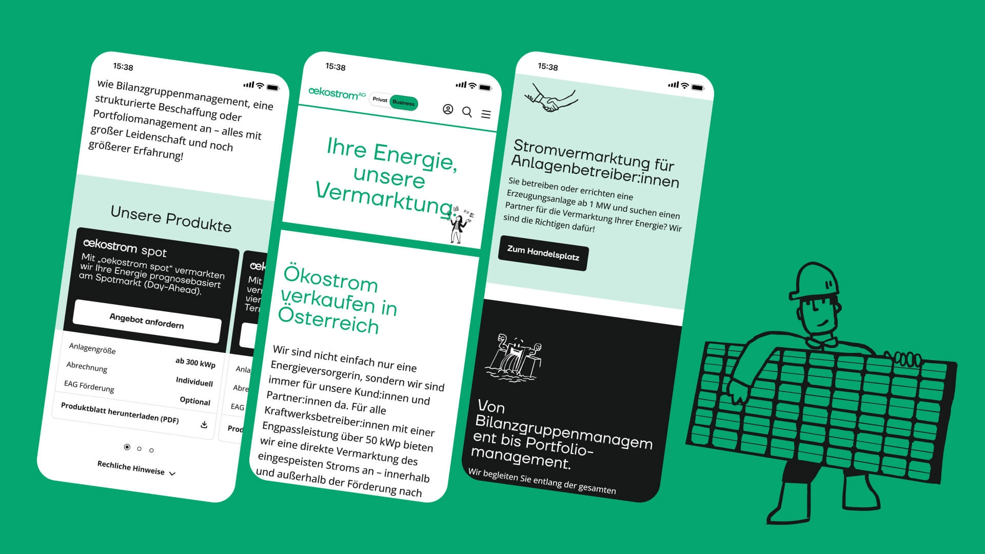 oekostrom AG - Ein B2B-Auftritt, der Orientierung schafft