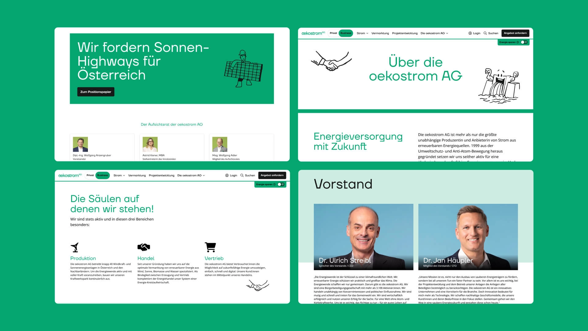 oekostrom AG - Ein B2B-Auftritt, der Orientierung schafft