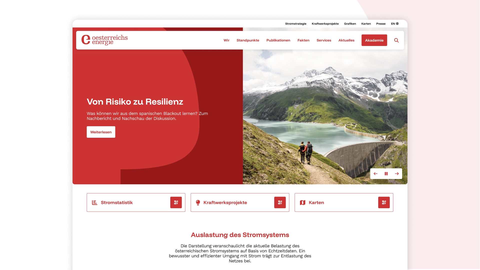 Webseite Relaunch Screenshot