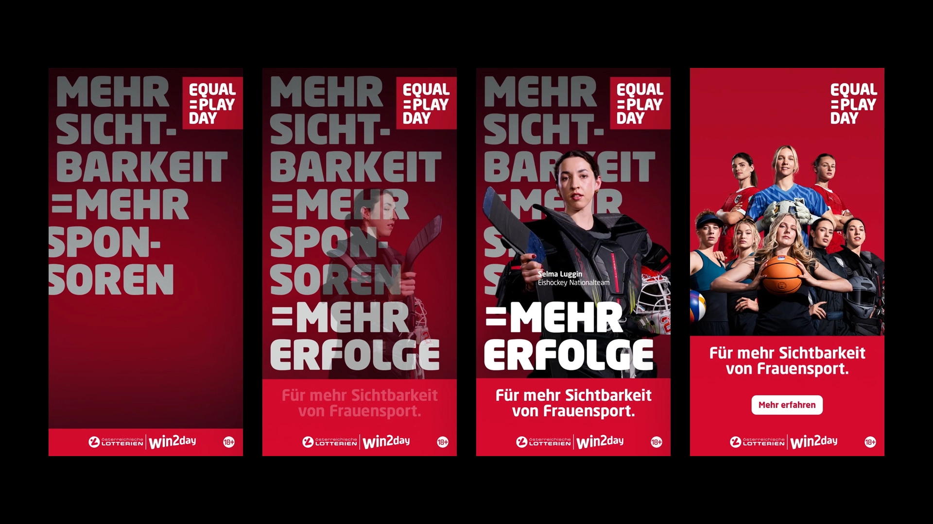 win2day - Mehr Sichtbarkeit zum Equal Play Day