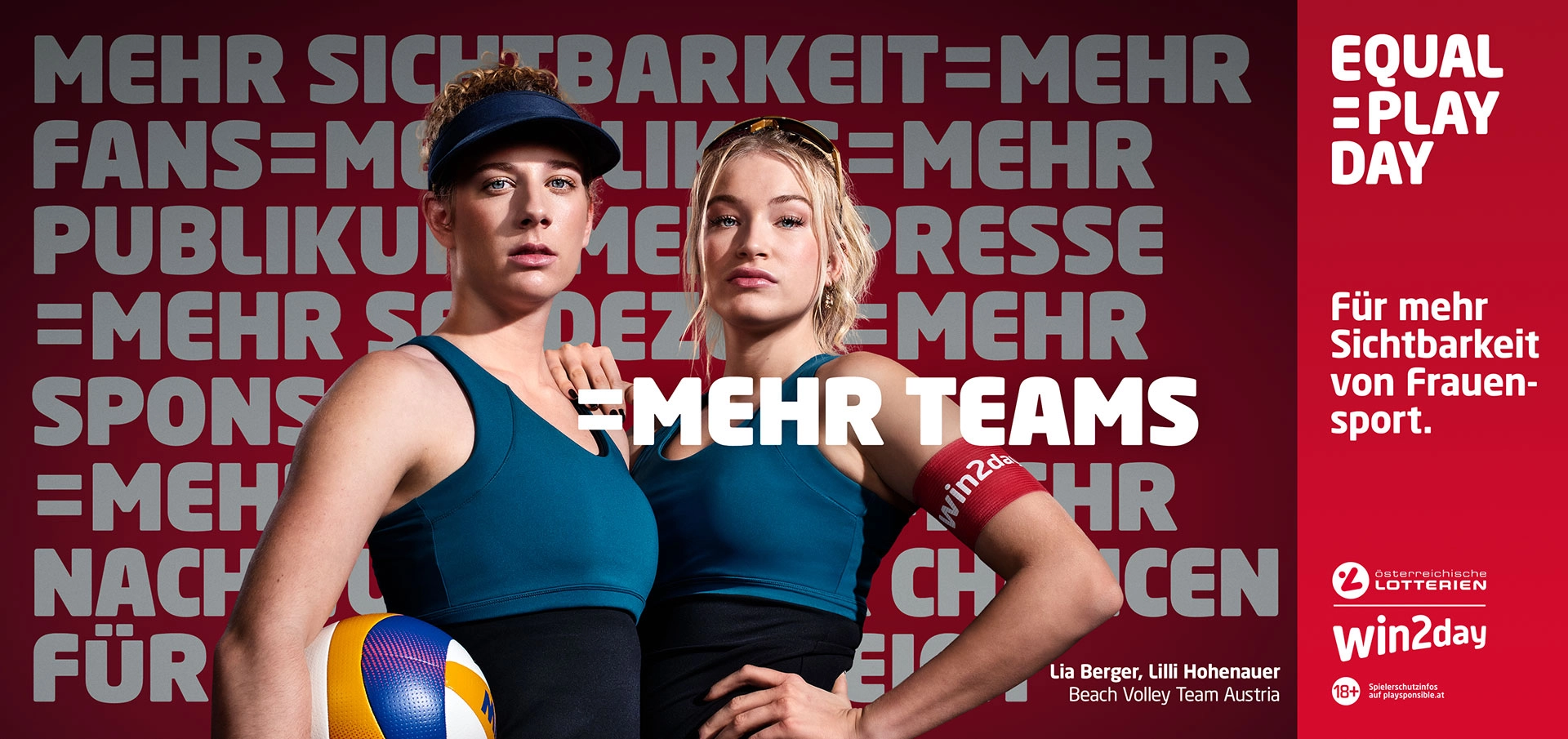 win2day - Mehr Sichtbarkeit zum Equal Play Day