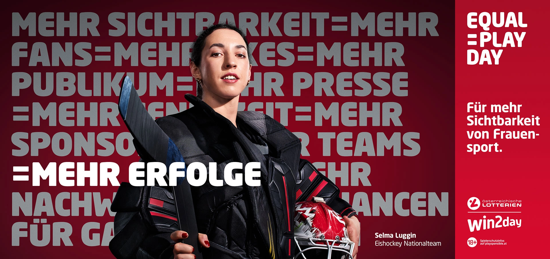 win2day - Mehr Sichtbarkeit zum Equal Play Day