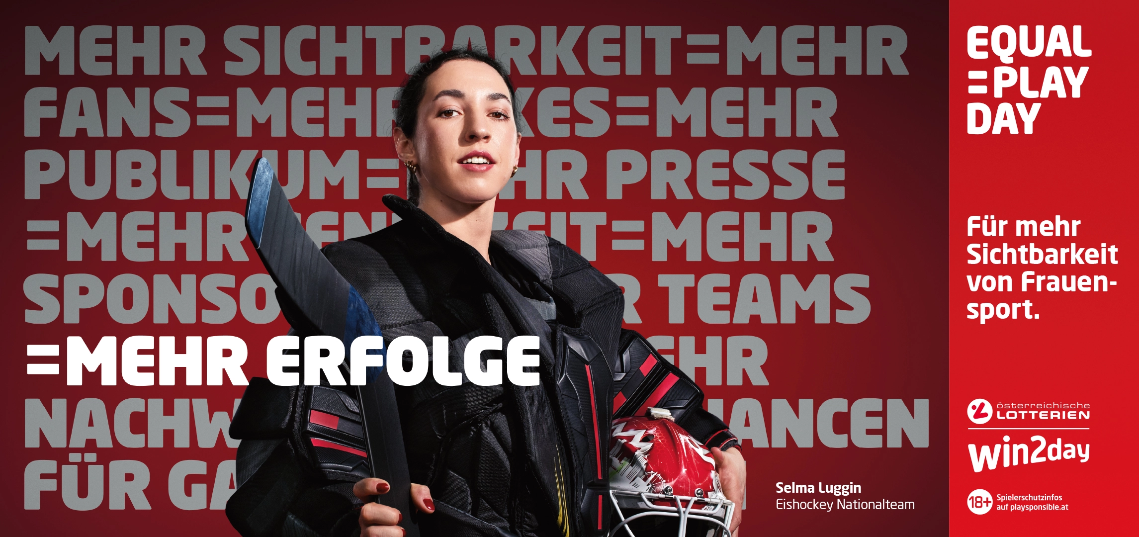 win2day - Mehr Sichtbarkeit zum Equal Play Day